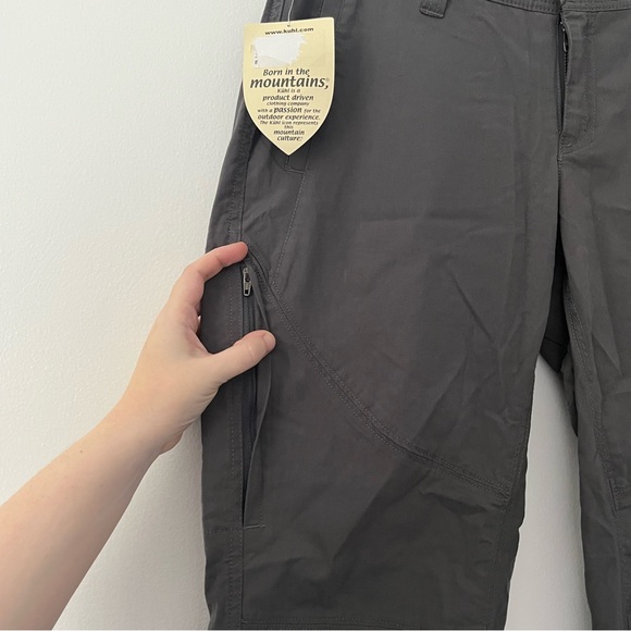 NEW Kuhl Spire Roll Up Hiking Pants Gray UPF 50+ 8 - Picture 4 of 14